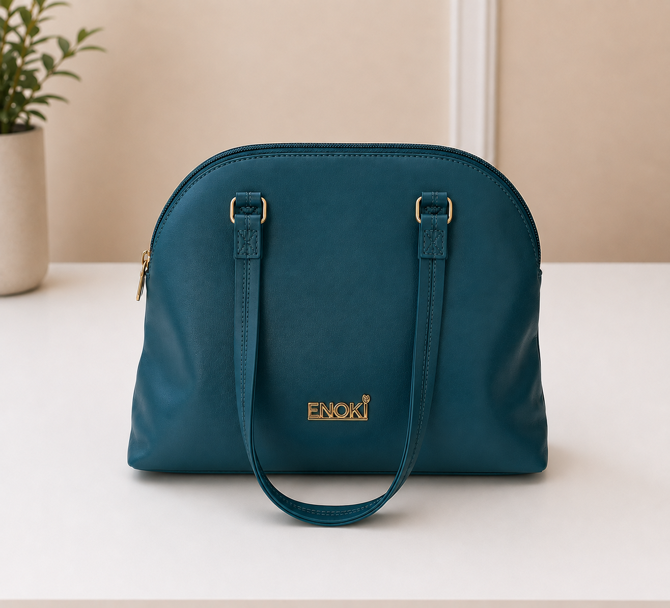 ENOKI LADIES HAND BAGS (SEA GREEN)