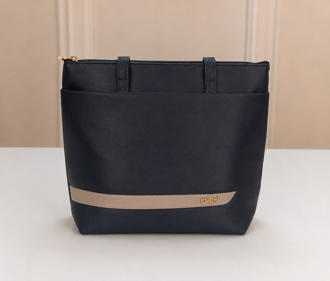 HAND BAG DARK BLUE