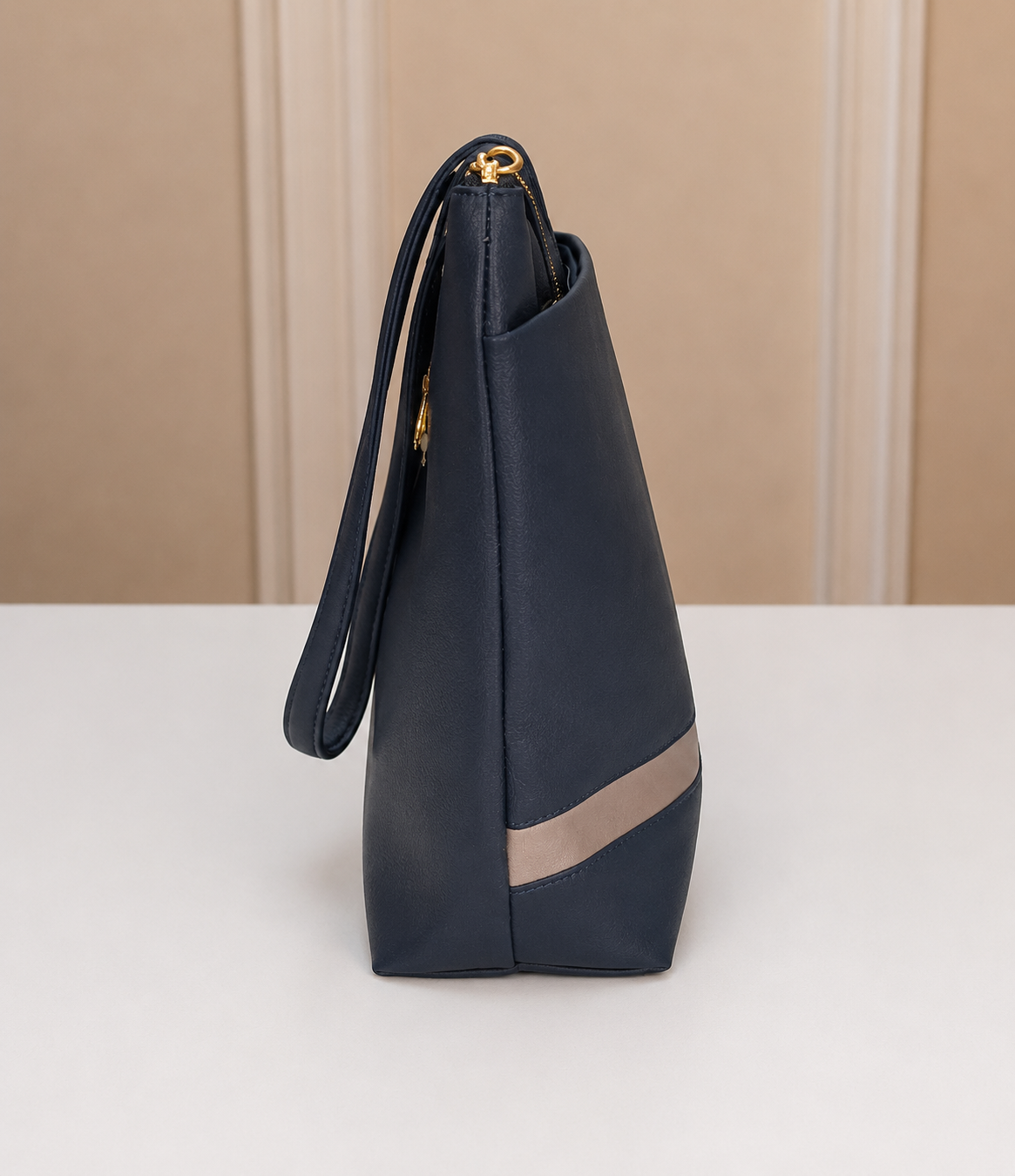 HAND BAG DARK BLUE - Image 3